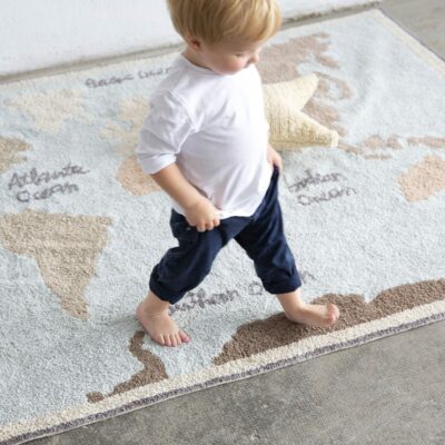 World map carpet